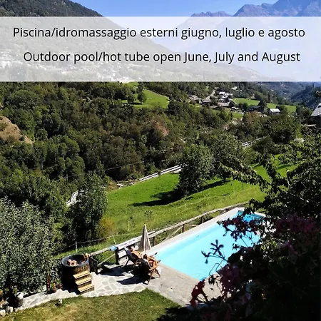 Monolocale Cavallo Con Terrazza Panoramica Apartment Gignod